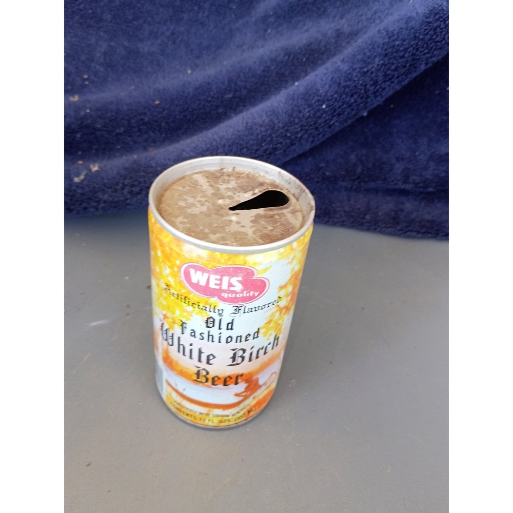 Weis White Birch Empty Beer Can Pull Tab‎